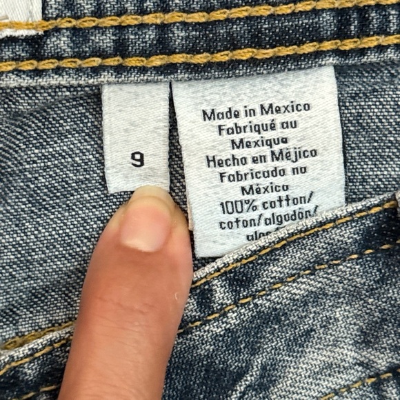 90s Calvin Klein Denim Mini Skirt - Picture 3 of 5